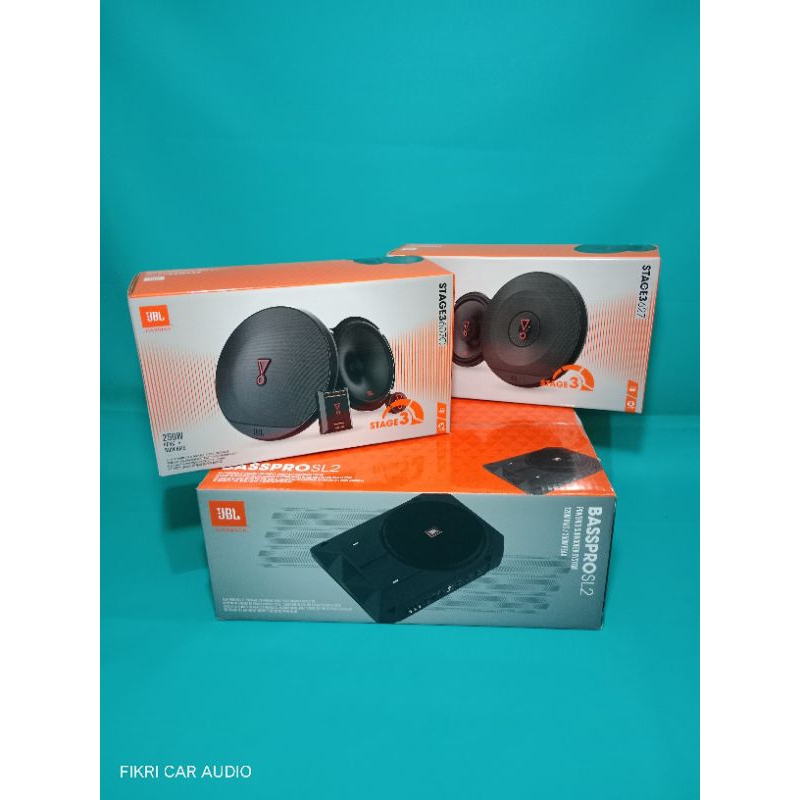 Paket JBL Subwoofer Kolong JBL Speaker Split JBL & Speaker Coaksial JBL Audio Mobil