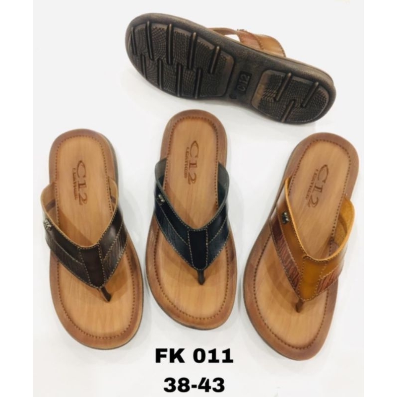 SANDAL KULIT PRIA C12 FK 011 38-43