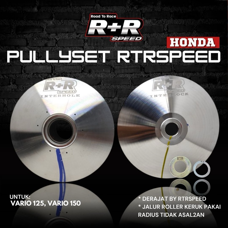 RTRSPEED Pully Depan Racing ( Vario 125, Vario 150 tipe KZR )