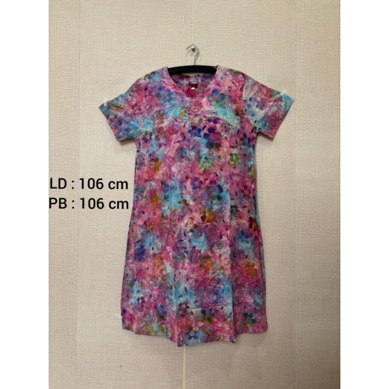 Daster batik Anita leher V