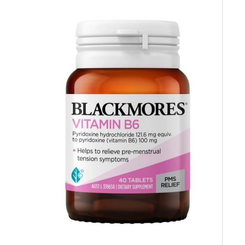 BLACKMORES VIT B6 100MG 40 TABS