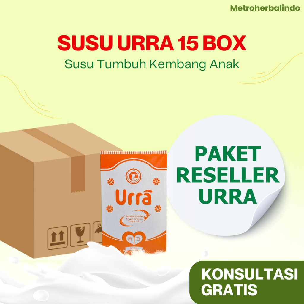 

URRA Susu Tumbuh Kembang Anak 15 Box (PAKET RESELLER)