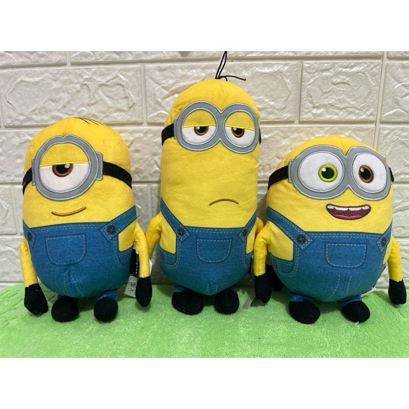 Boneka Minions Original Kevin Bob Stuart ukuran 20-25cm