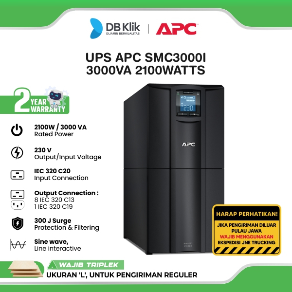 Apc Ups Smc3000I 3000VA - UPS APC SMC3000I
