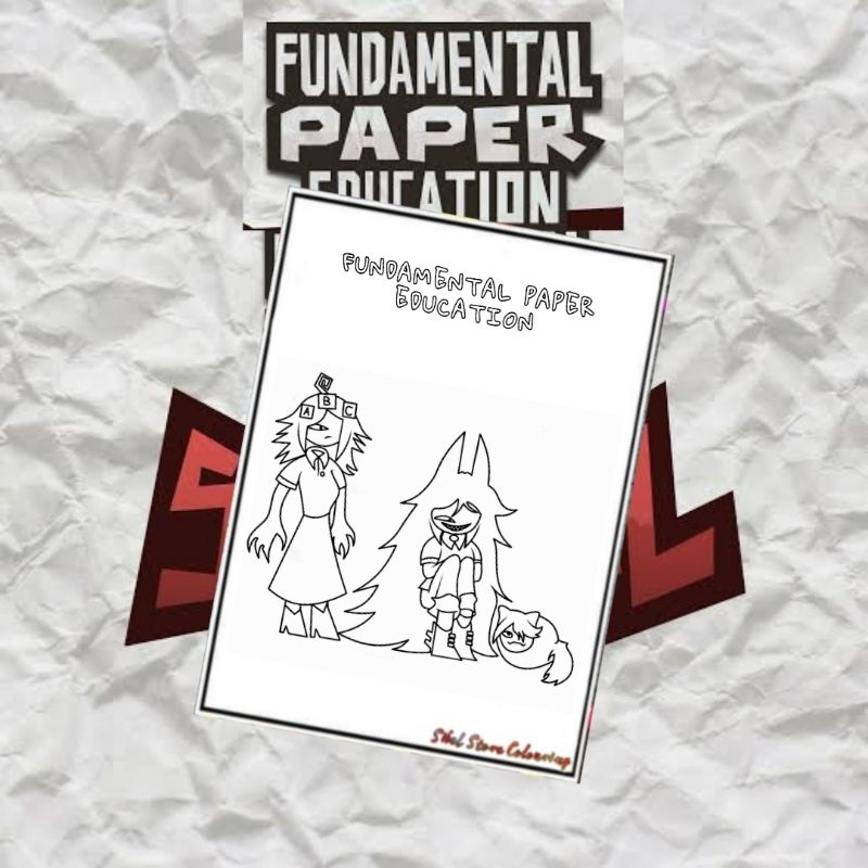 

Kertas Mewarnai Gambar Anak Tema Fundamental Paper Education V1 (10 Lembar Gambar) / Kertas Gambar Tebal 160Gsm