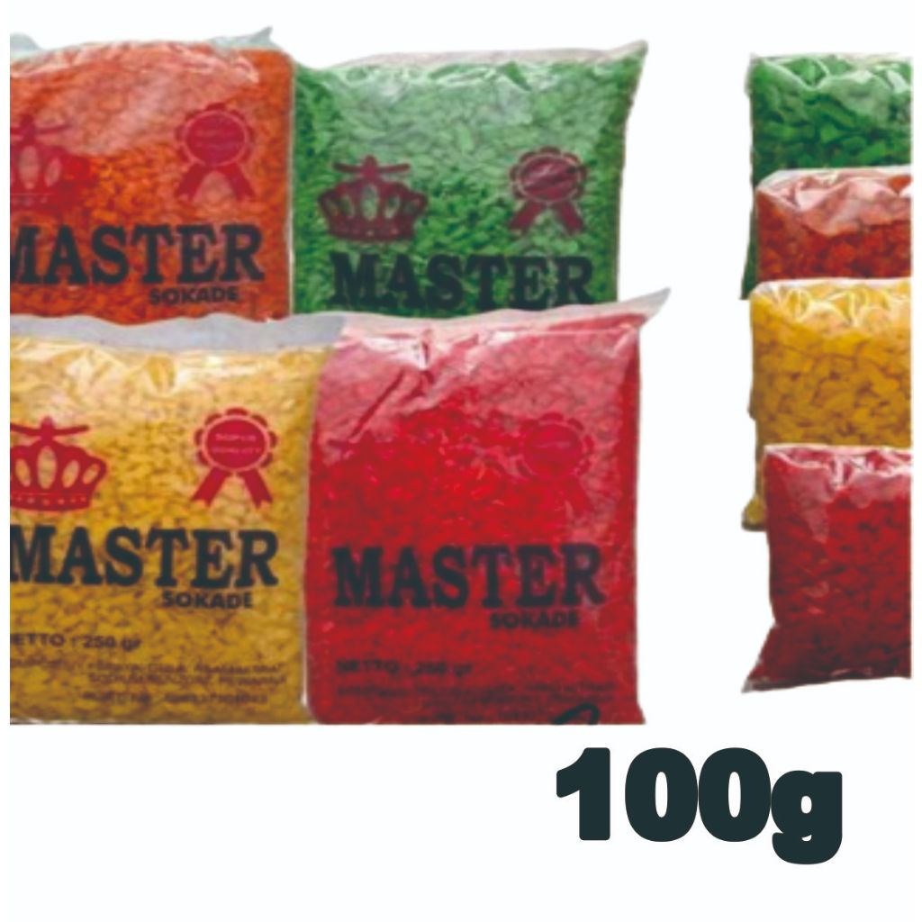 

Sukade Warna warni ( 4 warna ) 100gr MERK MASTER