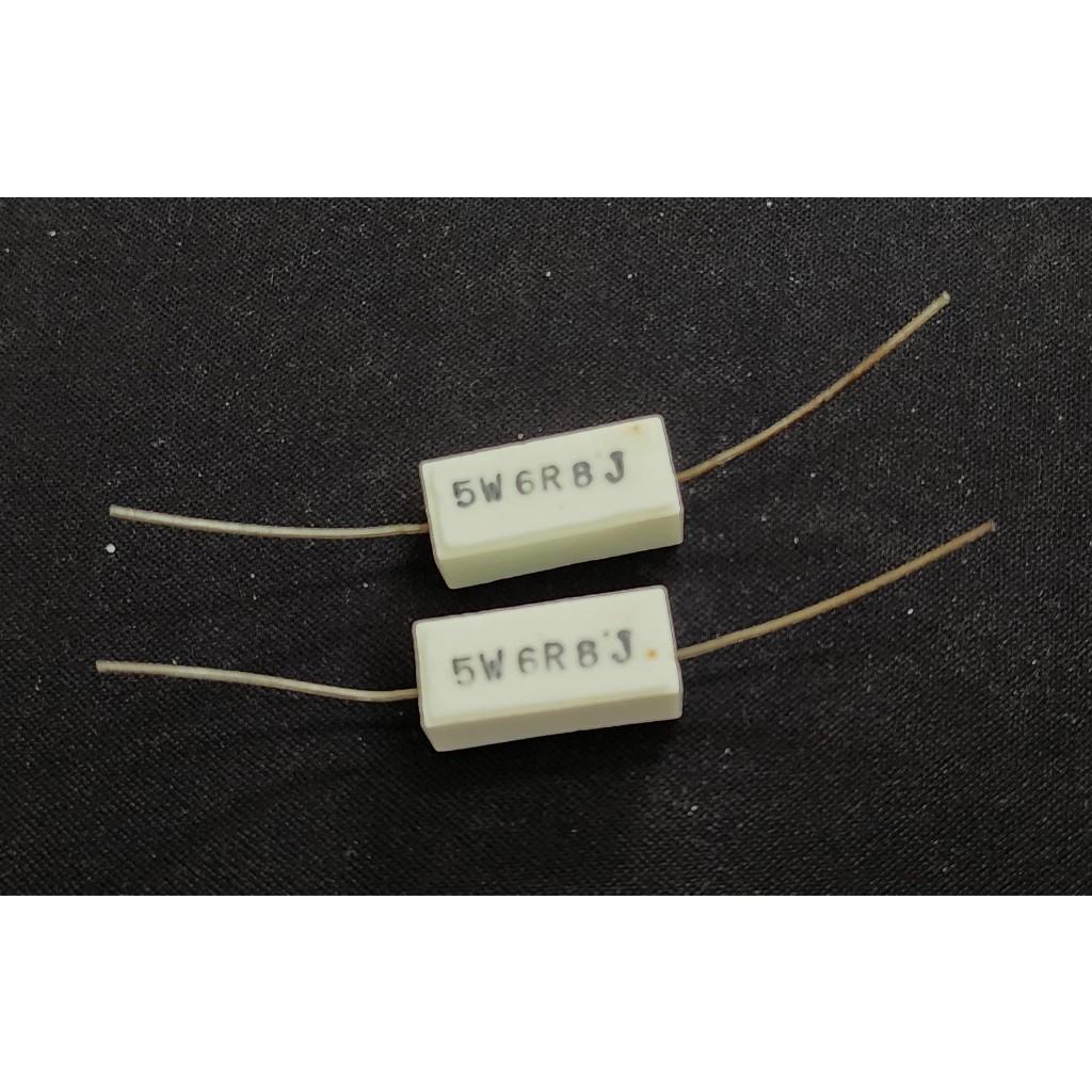 Resistor Keramik Kapur 5W 6.8Ohm 6.8 Ohm 6R8J