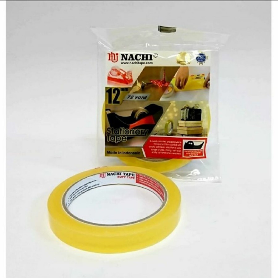 

ISOLASI NACHI 12MM X 72 YARD (DUS KUNING)