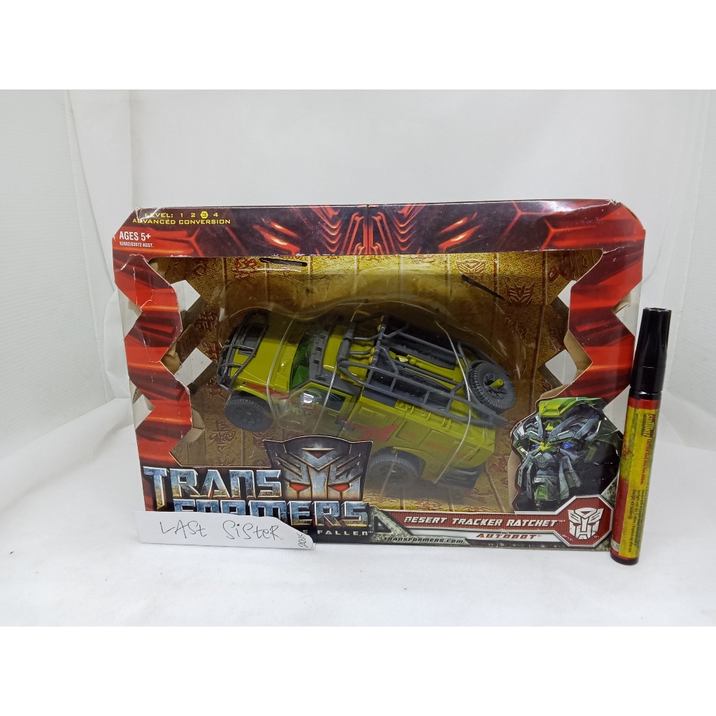 transformers revenge of the fallen desert tracker rachet voyager class ori hasbro misb