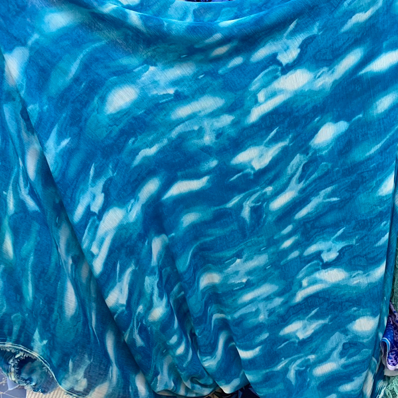 kain sifon yoryu motif - kain sifon yoryu tye dye motif - kain sifon yoryu