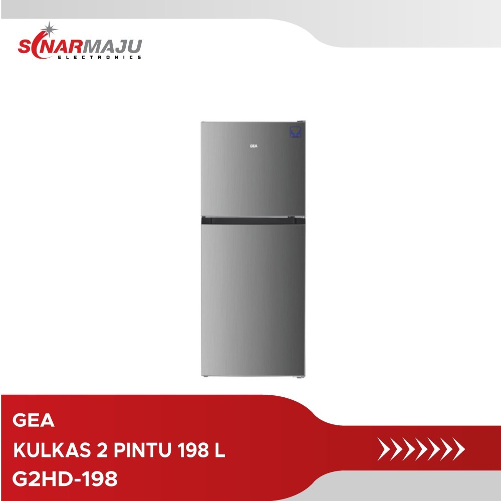 KULKAS 2 PINTU 198 LITER GEA G2HD-198