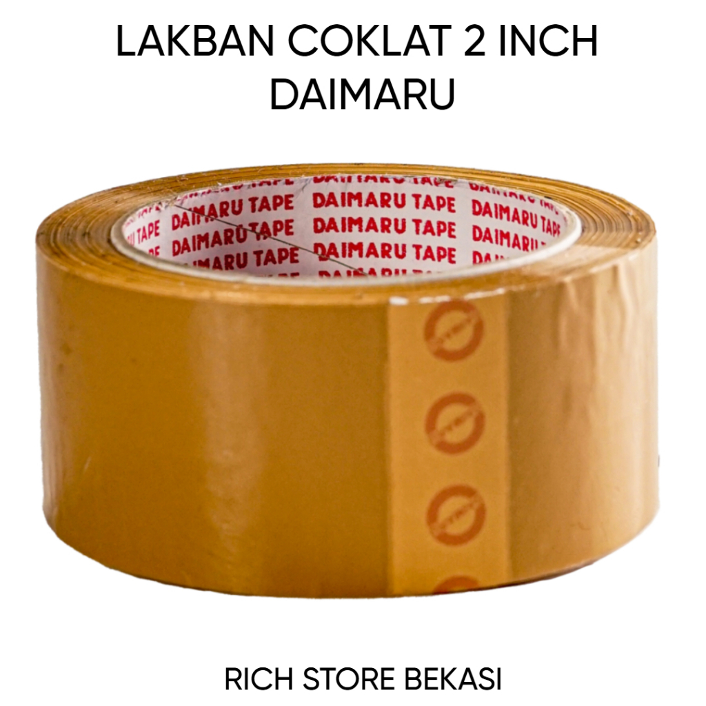 

LAKBAN COKLAT UKURAN 2 INCH MERK DAIMARU [UKURAN BESAR/HARGA PER 1 PCS]