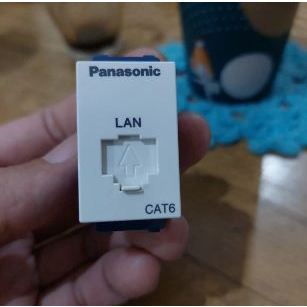 stop kontak data panasonic cat6 outlet data cat 6 rj45