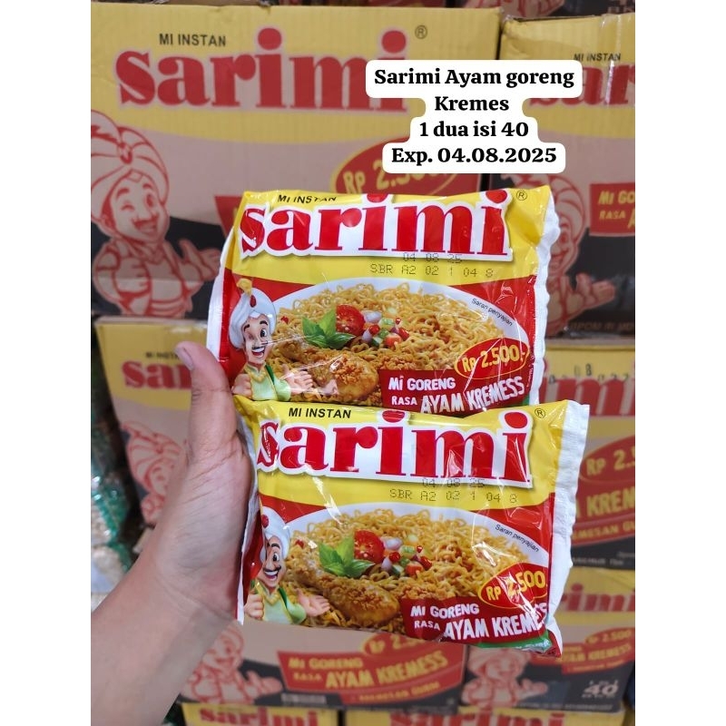 

sarimi mie goreng ayam kremes || 1 dus