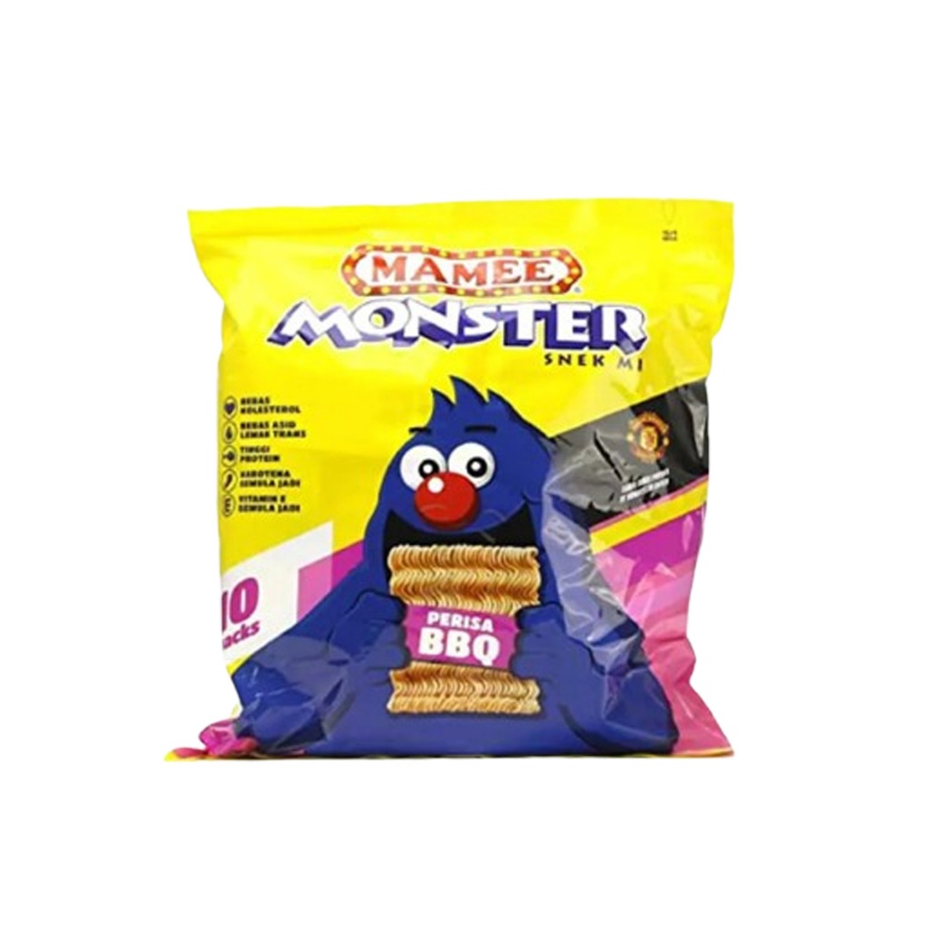 

MAMEE MONSTER SNACK BBQ 25GR X 8