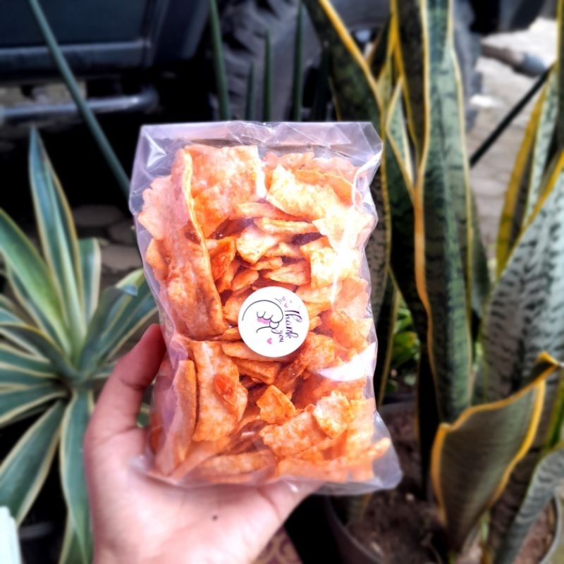 

Keripik Pisang Manggleng Bestak Pedas Manis Gurih 45 gram premium