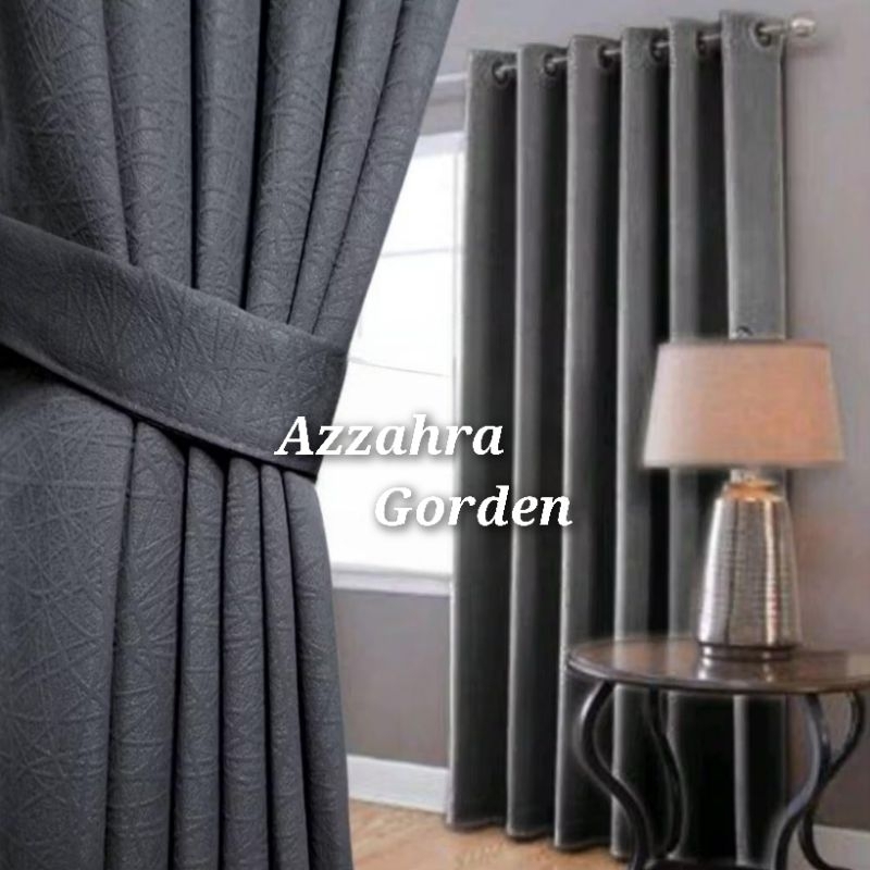 Gorden blackout impor  gorden tebal gorden jendela gorden pintu free tali dan cantolannya