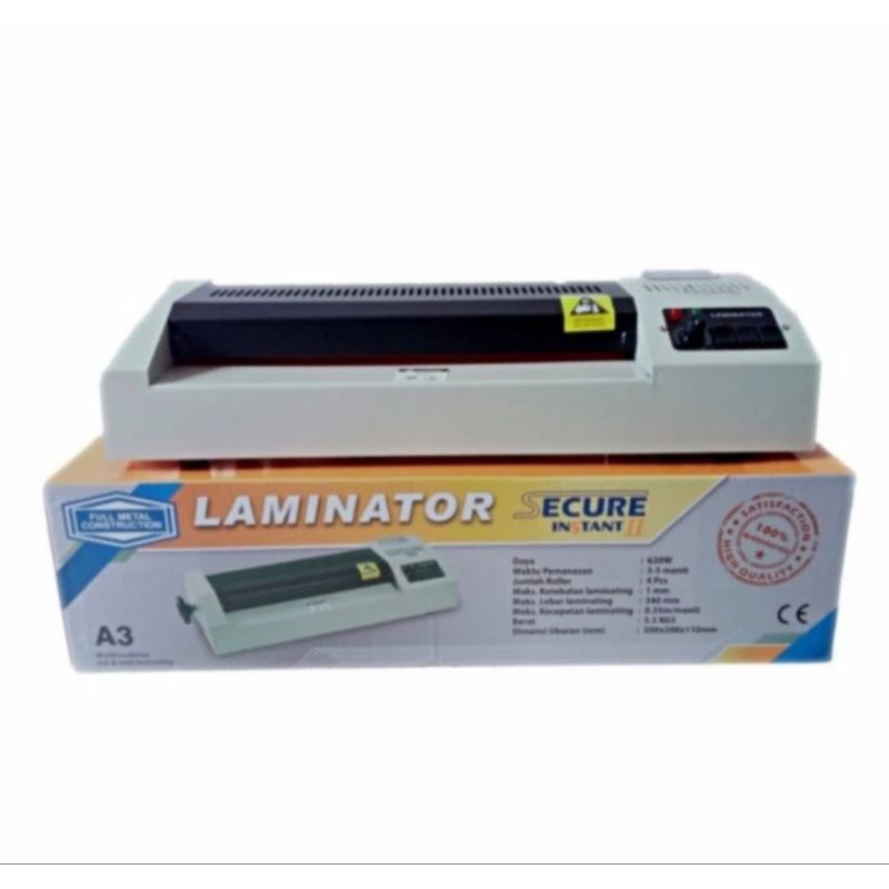 SECURE INSTANT II Mesin Laminating A3 / Laminator KTP ID Card Dokumen