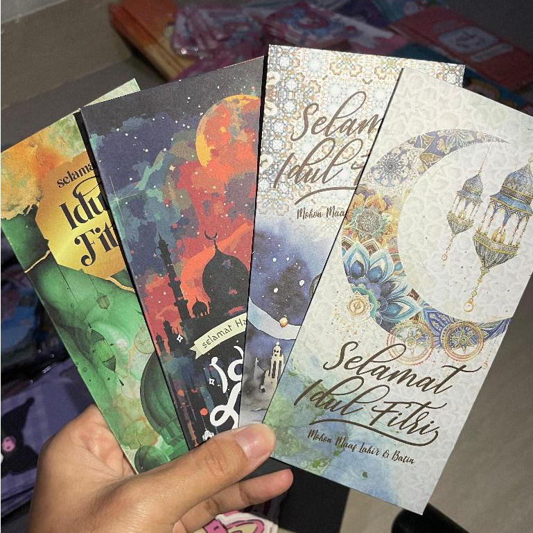 

AMPLOP LEBARAN PREMIUM (ISI 4) | BAHAN 150 GSM | ISI 4 DESAIN (SESUAI TEMA)