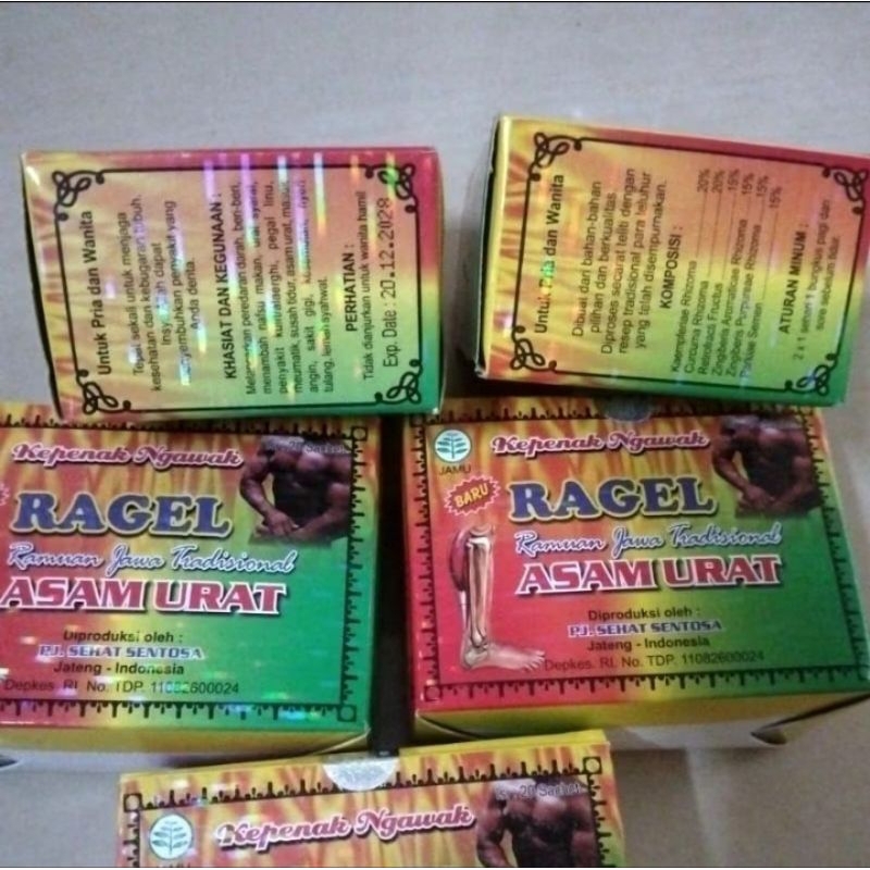 Ragel kapsul Asam urat original