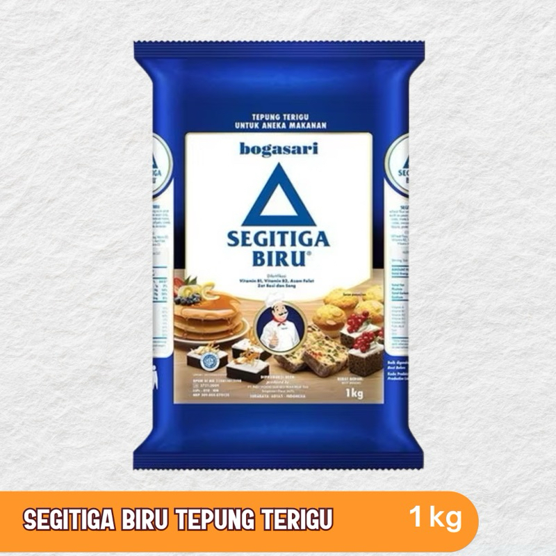 

TEPUNG TERIGU SEGITIGA BIRU ECOPACK 1KG (TEPUNG TERIGU PROTEIN SEDANG)