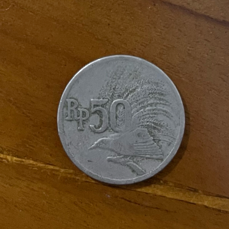 Uang Koin / Logam 50 rupiah tahun 1971