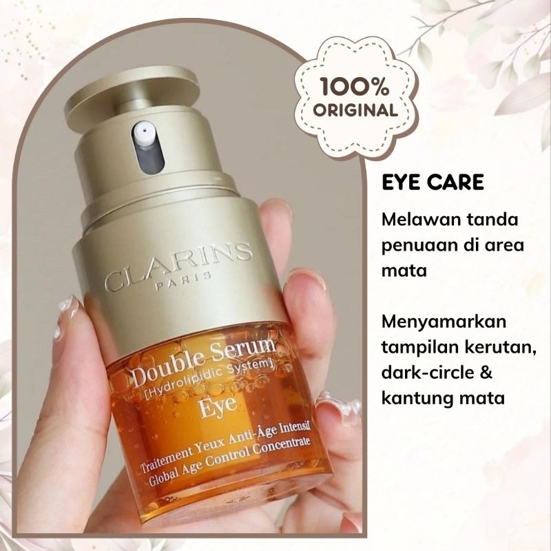 CLARINS Double Eye Serum - 20ml Anti-Aging Eye Care Eye Cream Anti Aging