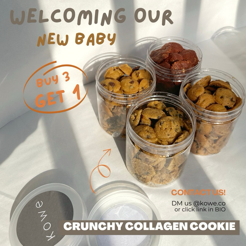 

BUY 3 FREE 1 CRUNCHY COLLAGEN COOKIES