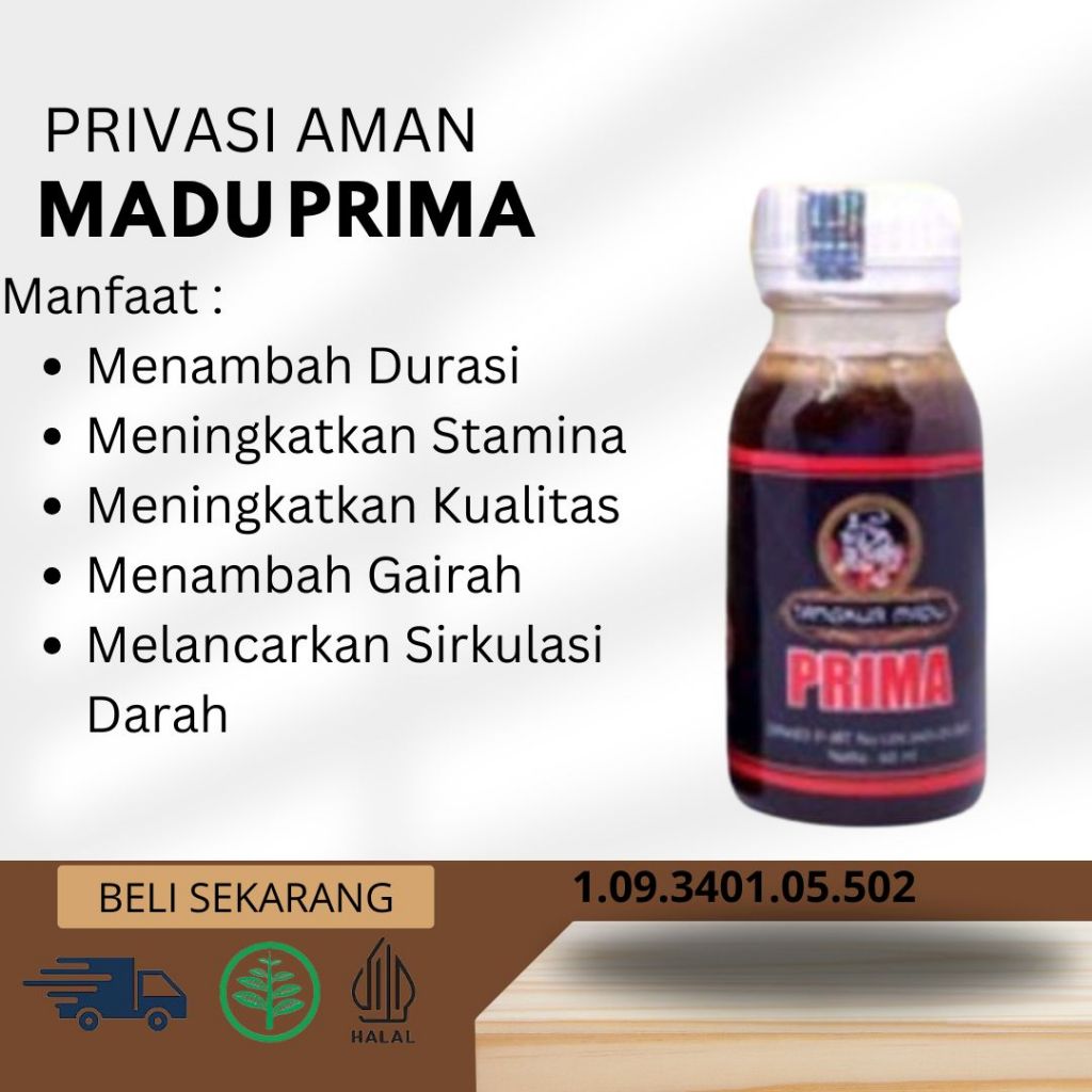 Madu Tonik Kuat Super Stamina Madu Tangkur Prima Stamina Strong