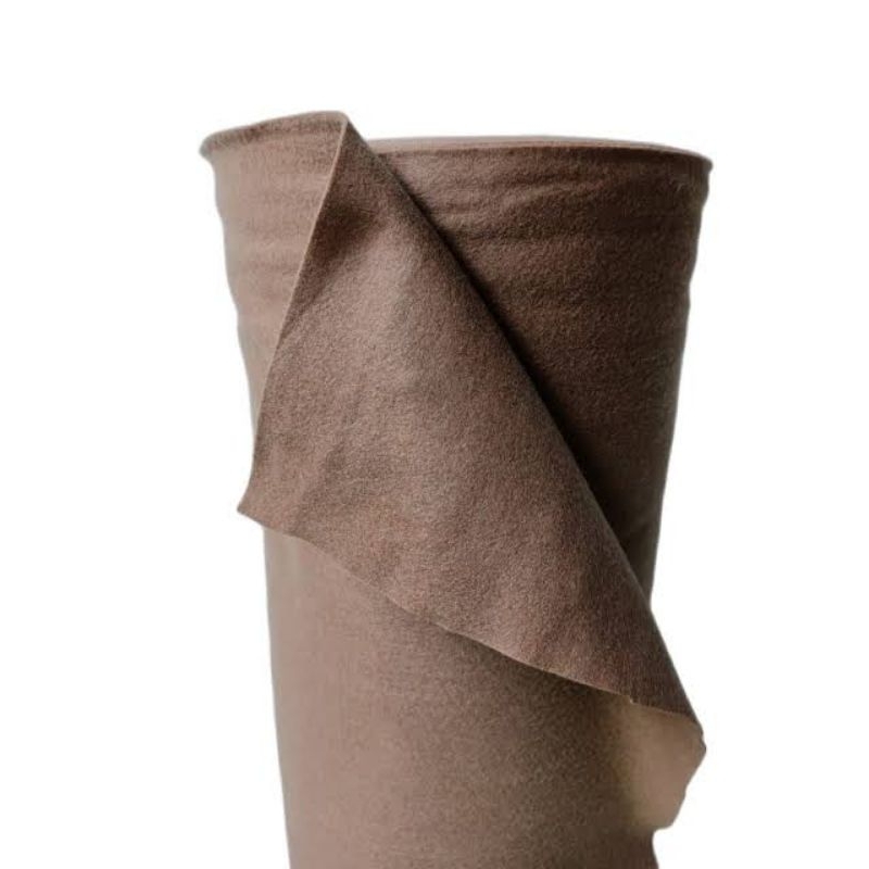 KAIN FLANEL POLOS WARNA COKLAT