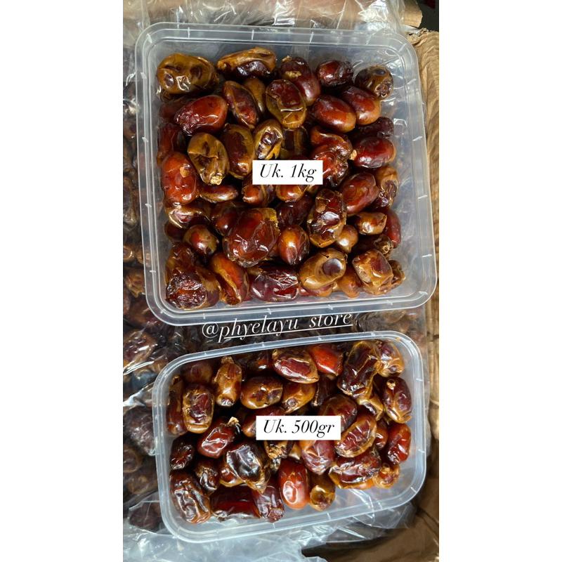 

READY kurma khalas saad/1 kg & 500 gram /kurma legit daging lembut