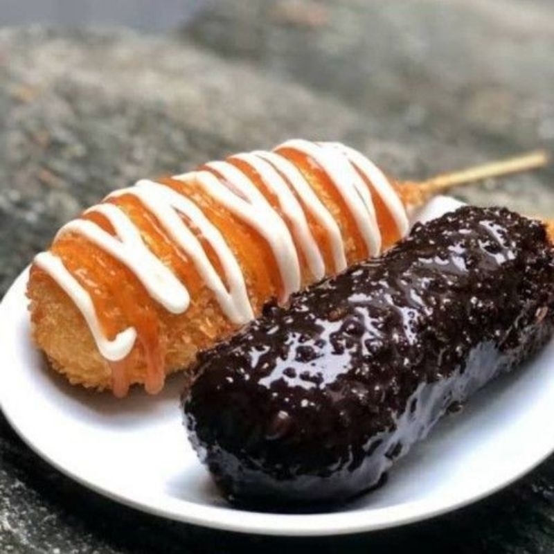 

Corn dog mozarella