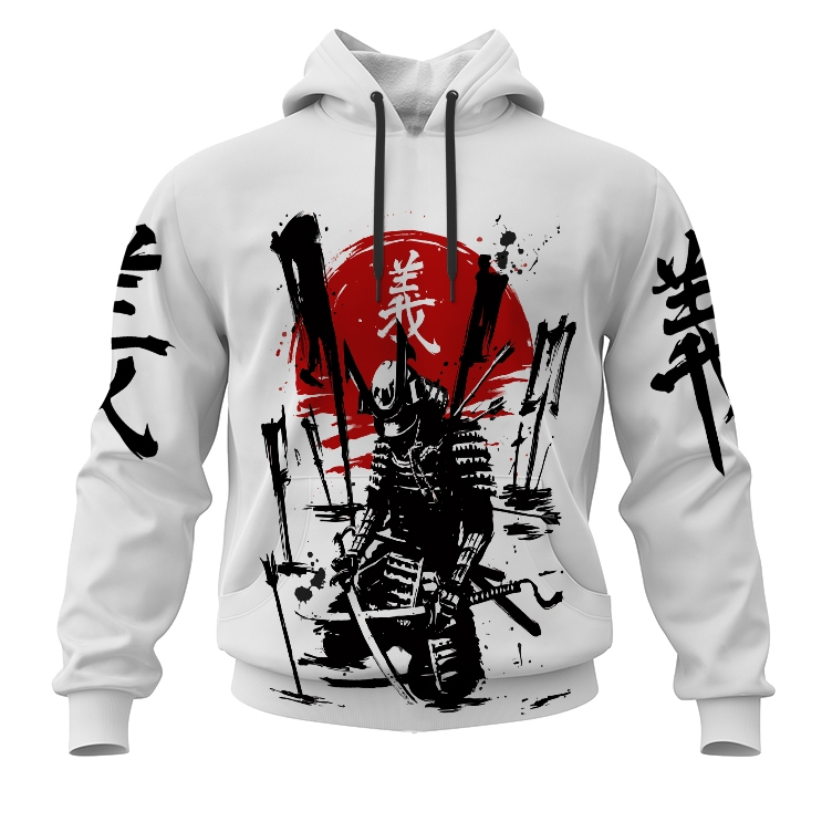 SAMURAI JAPANESE STYLE Hoodie Jaket Sweater Dewasa Fullprint