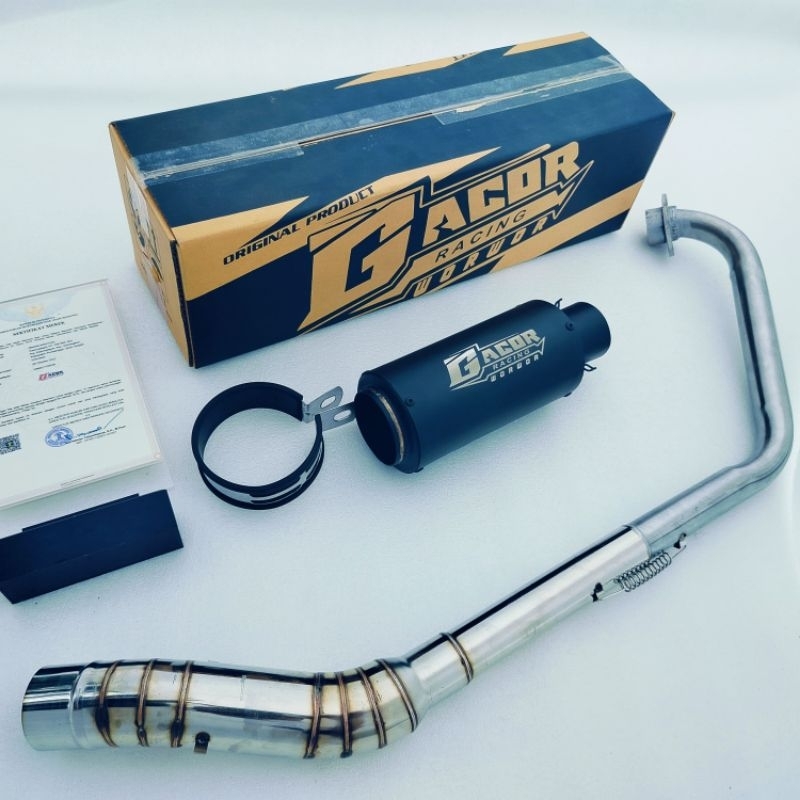 Knalpot Racing Gacor 100% Original Satria fu vixion old vixion new mx 135 old mx 135 new mx king son