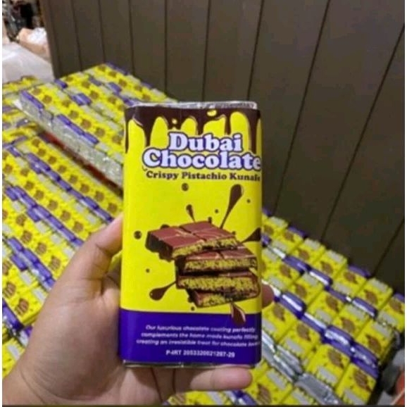 

COKLAT DUBAI PISTACHIO KUNAFE CHOCOLATE ORIGINAL 250GRAM