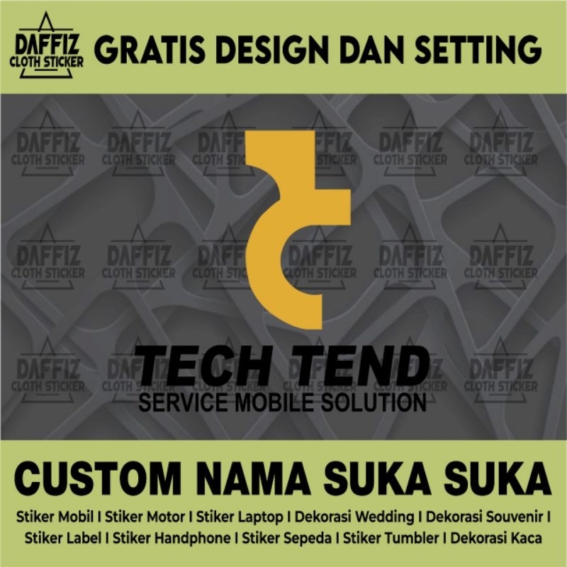 

STIKER CUTTING CUSTOM TECH