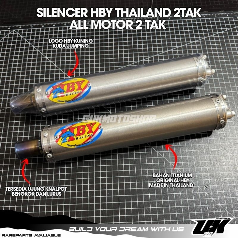 silencer HBY THAILAND titanium original