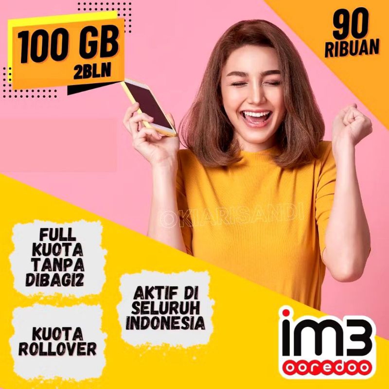 PROMO INDOSAT 1000GB 2 BULAN FULL 24 JAM