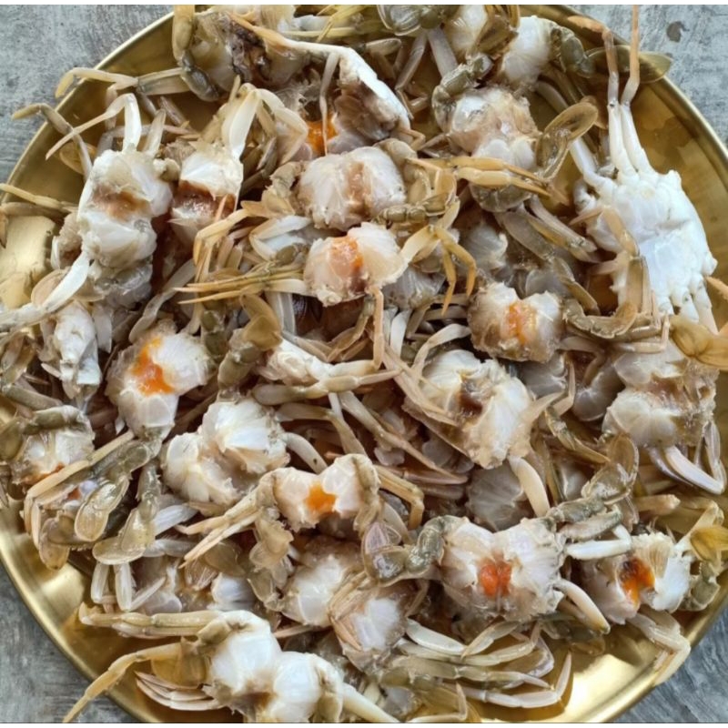 

Baby crab kupas,bersih