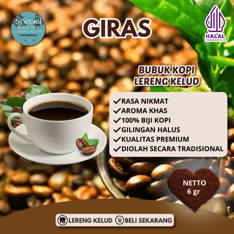 

kopi bubuk Giras Kemasan sachet 6gr