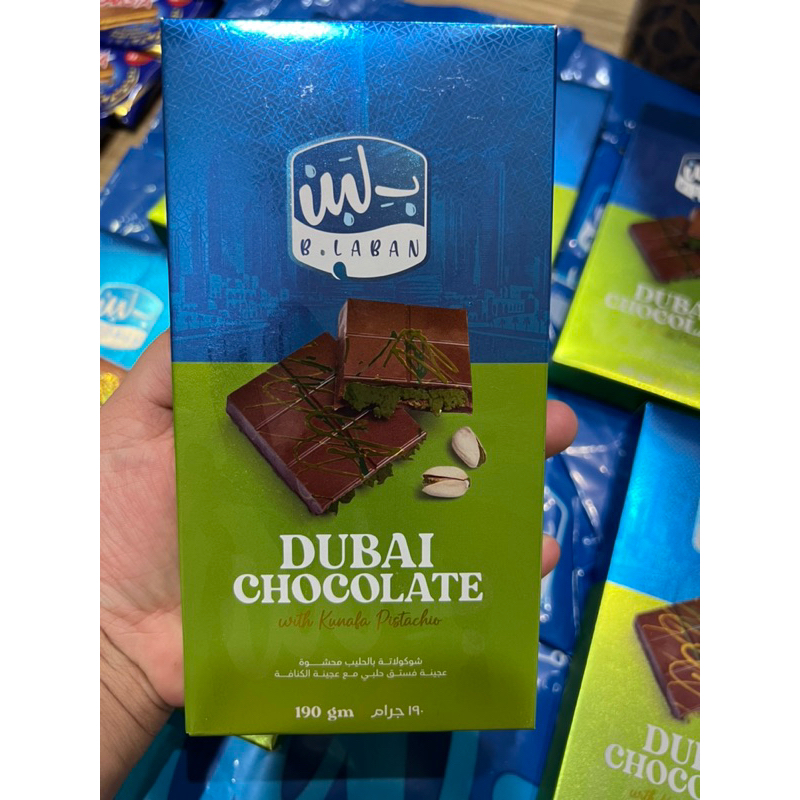 

B.Laban Dubai Chocolate with Kunafa Pistachio Original