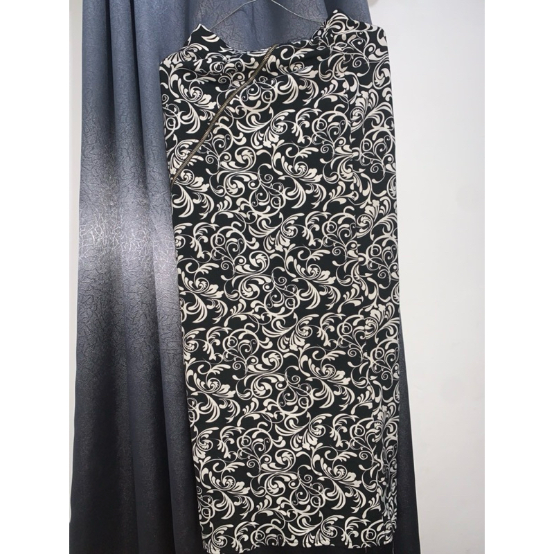 span skirt / rok span bunga preloved