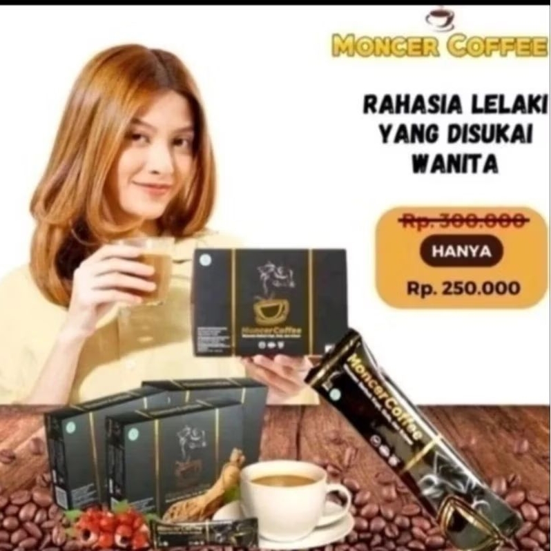 

NF MONCERR COFFE Kopi Terbaik Pria Rahasia Pria Halal Sudah Teruji