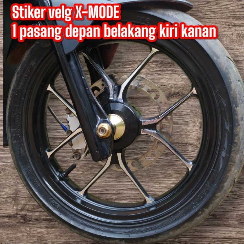 STIKER VELG BEAT DELUX | GENIO ALA ALA X MODE  CUTTING STICKER VELG GENIO