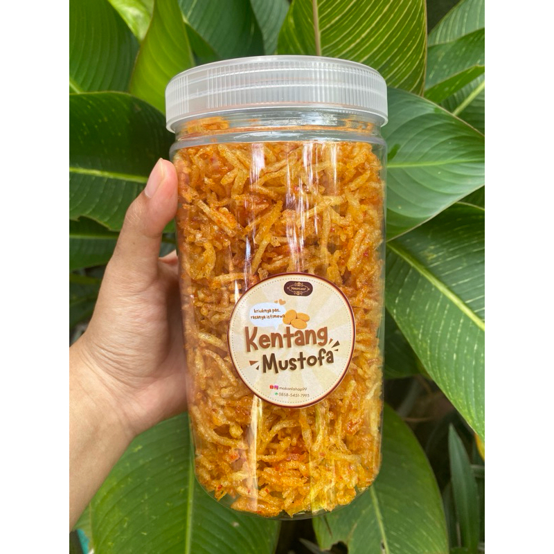 kentang mustofa kemasan toples 1000 ml