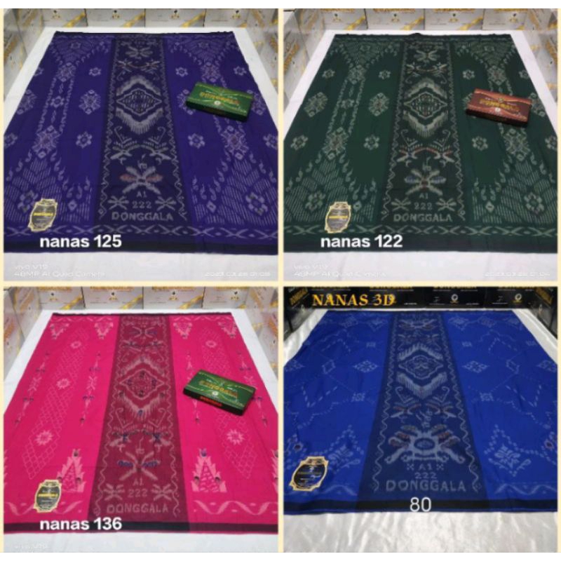 SARUNG DONGGALA NANAS A1 222 KATUN PREMIUM
