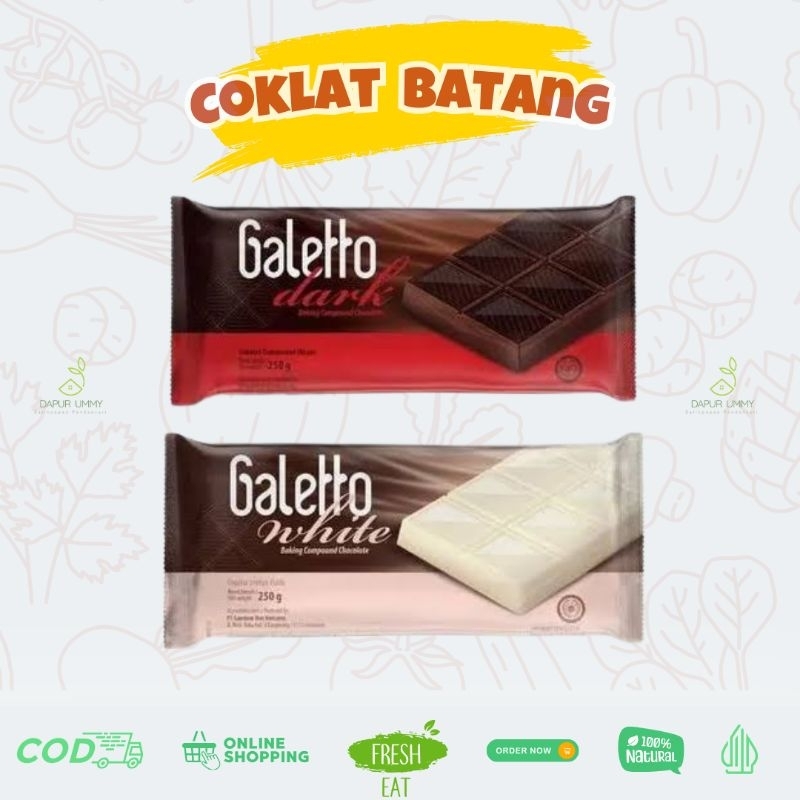 

GALETTO Dark Coklat Batang 250g