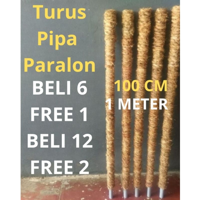 Turus penyangga tanaman tiang tongkat ajir rambatan bunga janda bolong pipa paralon 100 cm 1 meter