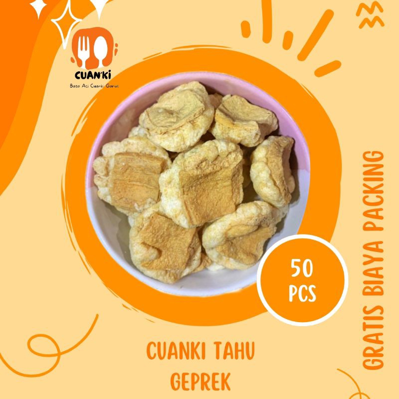 

Toping Seblak | Mie Bakso | Cuanki Tahu Geprek Isi 50 Pcs