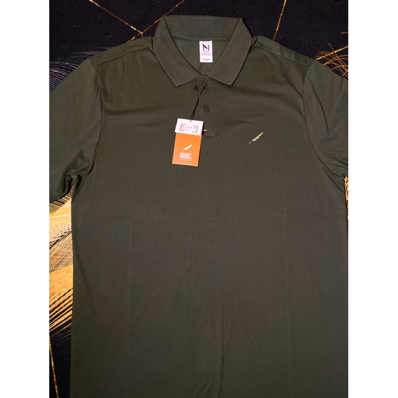 Kaos Polo Pria Hijau army